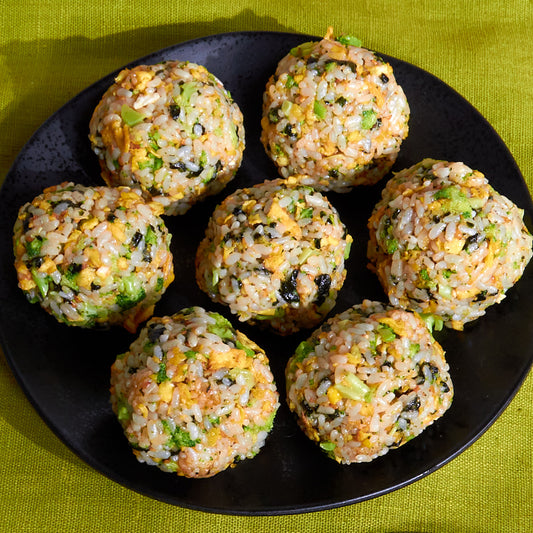 브로콜리 주먹밥 Broccoli Rice Balls (GF, DF)