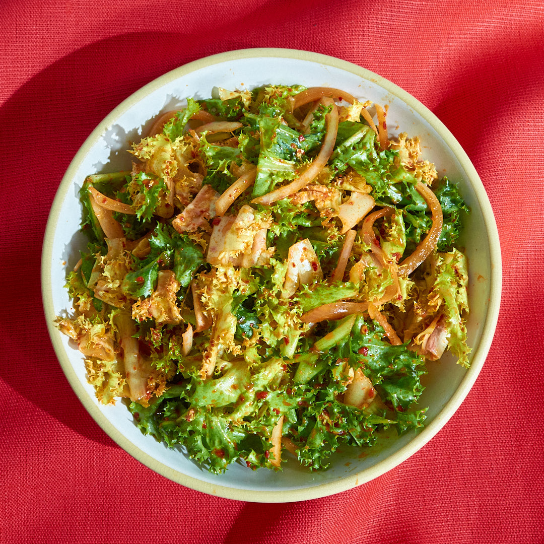 치커리 양파 무침 Chicory Onion Salad (GF, DF)