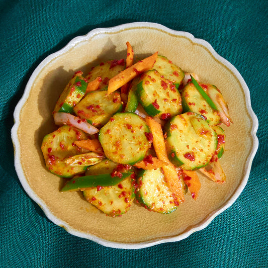 오이무침 Tossed Cucumbers (GF, DF, VG)