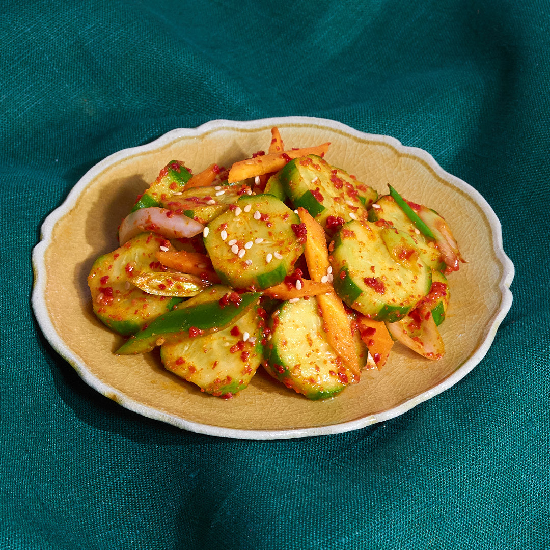 오이무침 Tossed Cucumbers (GF, DF, VG)