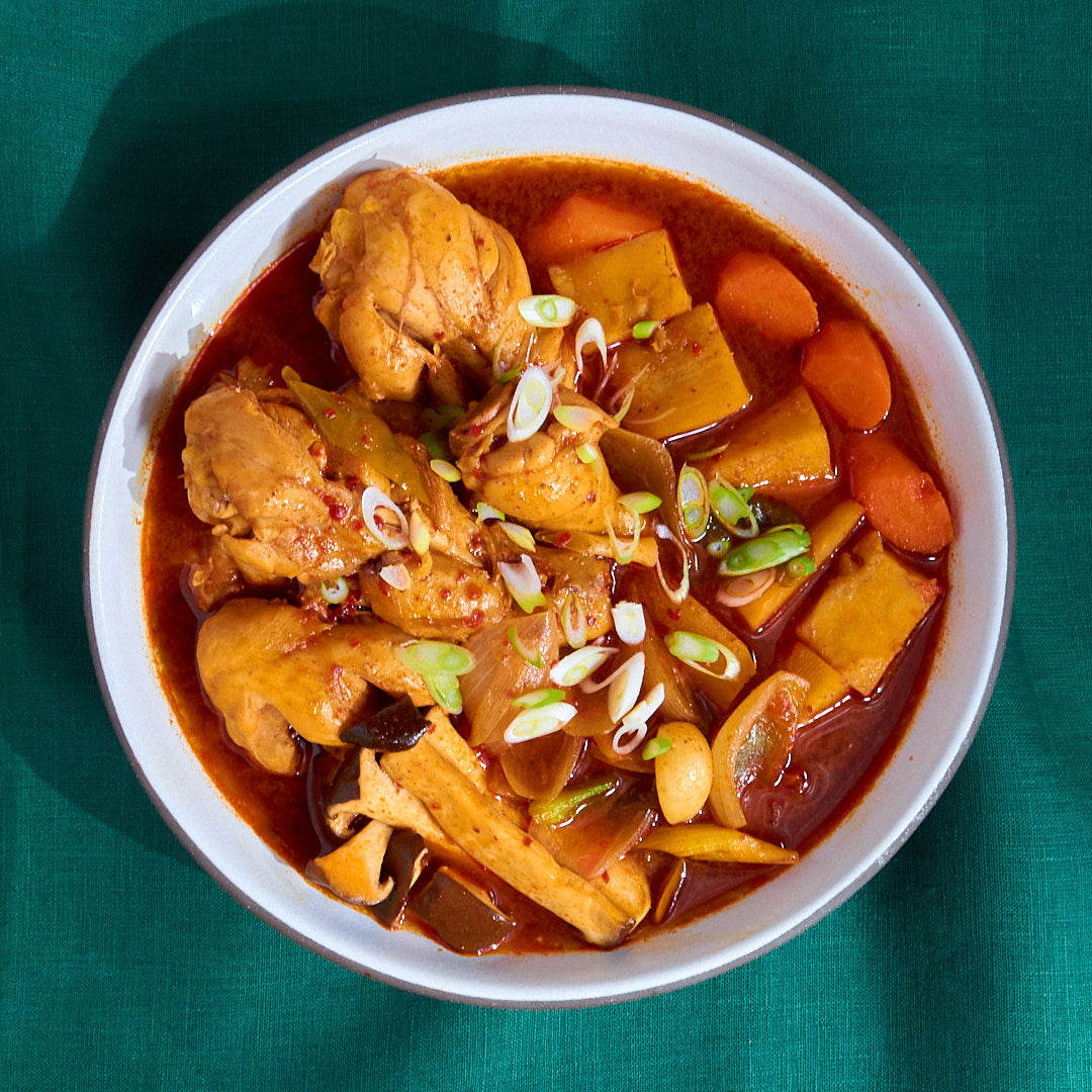 닭볶음탕 Spicy Braised Chicken BokkeumTang (GF)