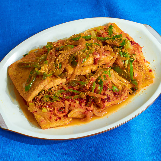 두부조림 Spicy Soy Braised Tofu (GF, DF)