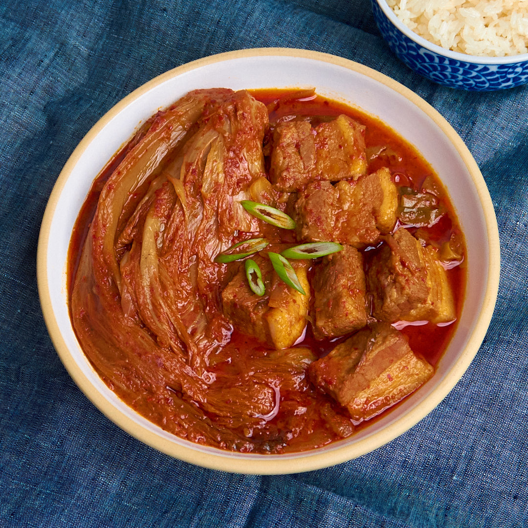 삼겹살 김치찜 Braised Pork Belly & Aged Kimchi (GF, DF)