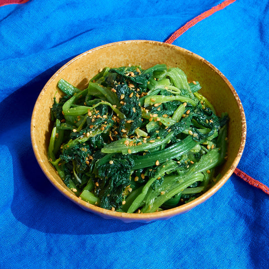 시금치 무침 Tossed Spinach (GF, DF)