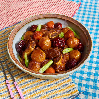 갈비찜 Galbijjim - Braised Beef Short Ribs & Root Veggies (GF, DF)