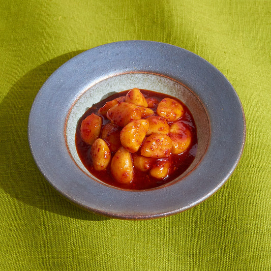 고추장 마늘 장아찌 Gochujang Pickled Garlic (GF, DF, VG)