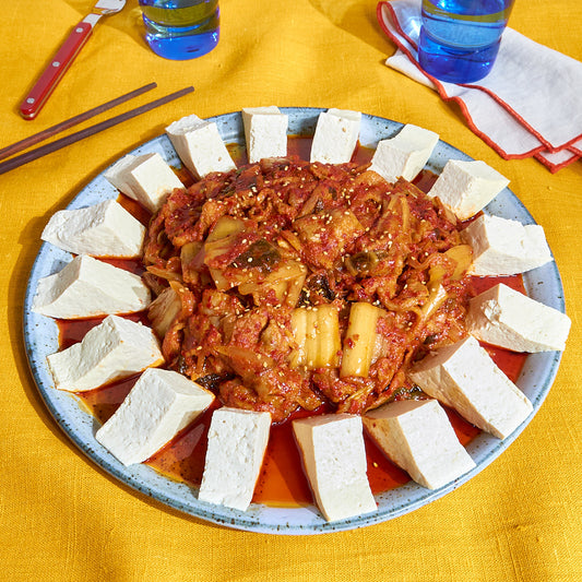 두부 제육김치 Stir-Fried Kimchi and Pork with Tofu (GF, DF)