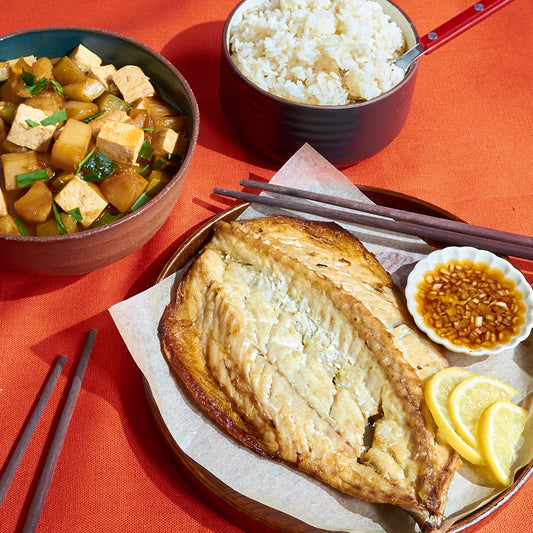 고등어 + 야채 된장찌개 Mackerel + Veggie Soybean Paste Stew Set (GF, DF)