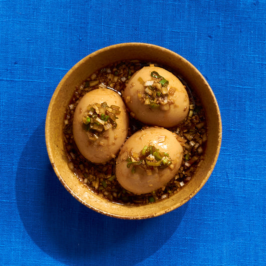 마약계란 Soy-Marinated Eggs (GF, DF, V)