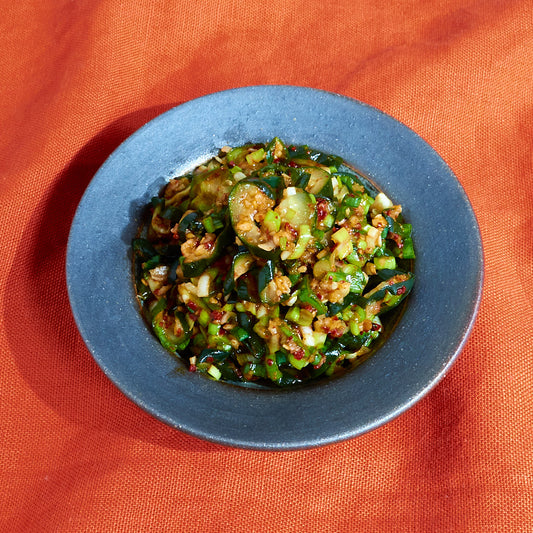 오이지무침 Tossed Pickled Cucumber (GF, DF, VG)