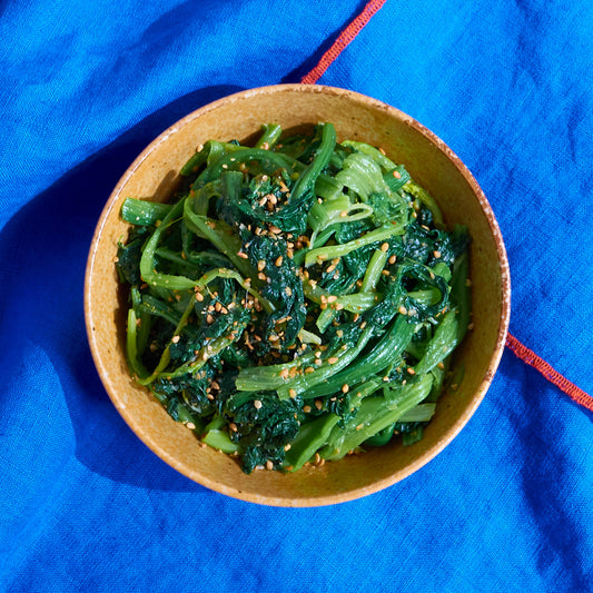 시금치 무침 Tossed Spinach (GF, DF)